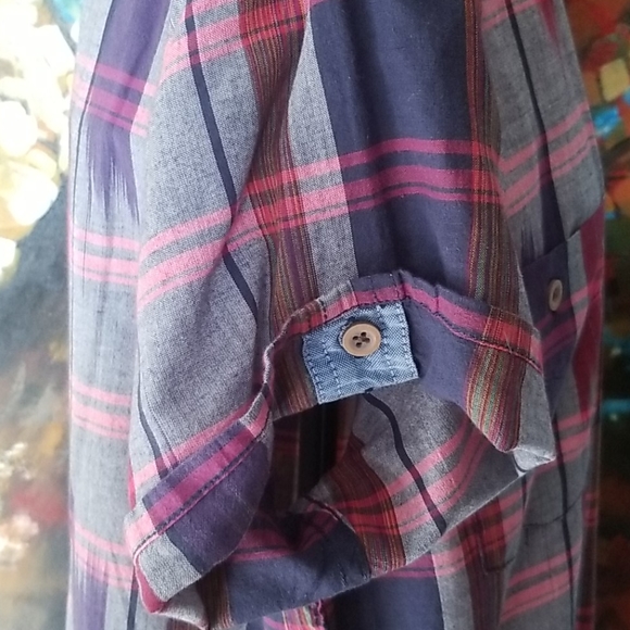 Plaid blouse - Picture 3 of 4